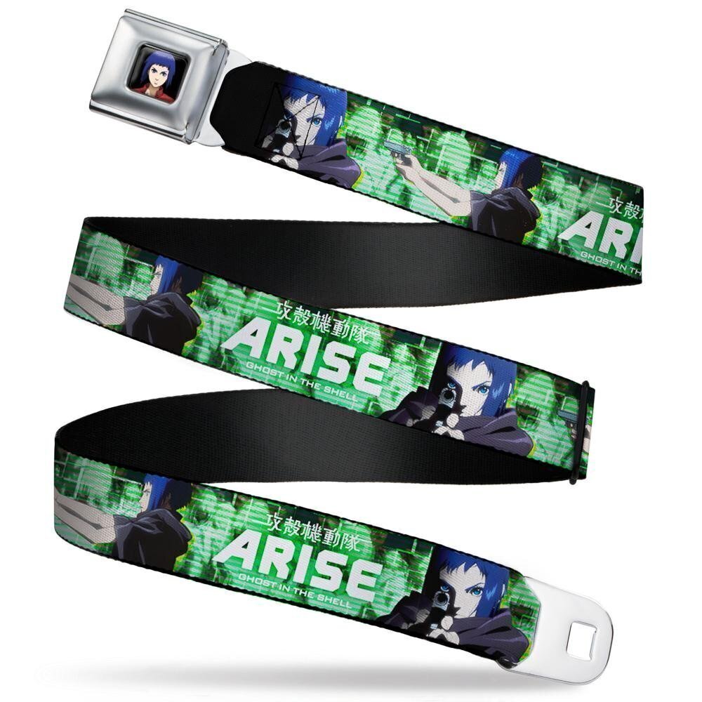 6658 Seatbelt Belt Kids, Ardoise/Ghost in The Shell Motoko Kusanagi